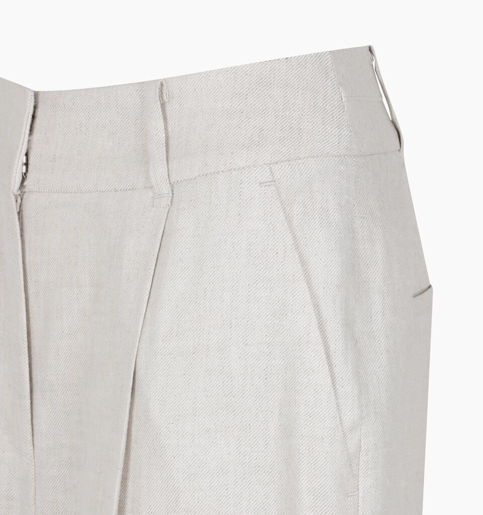 TROUSERS - sisley k high-waisted trousers - Beige | Sisley K image number 3